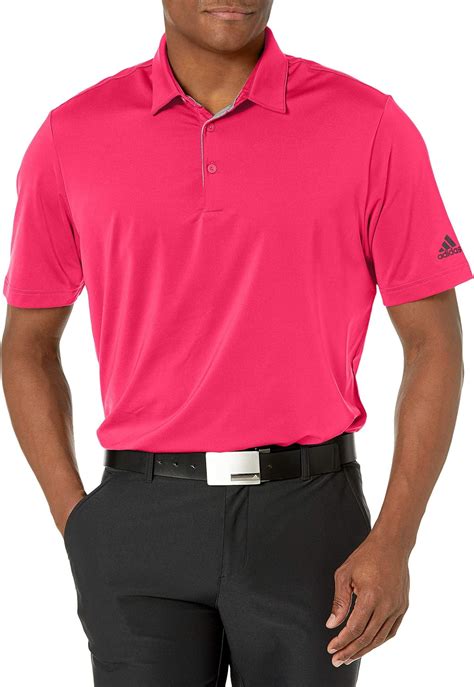 adidas herren polo shirt pink|Pink .